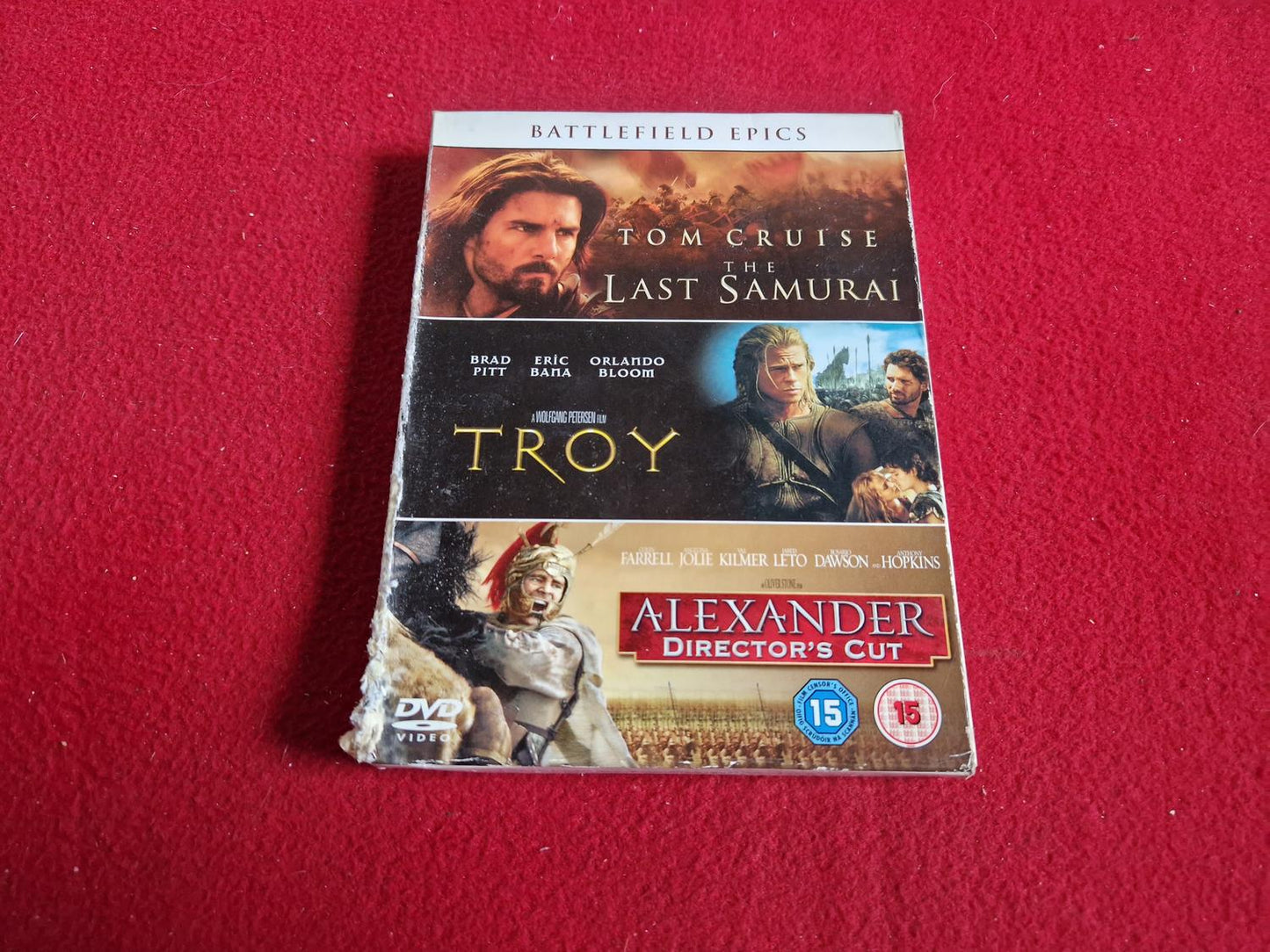 THE LAST SAMURAI / TROY / ALEXANDER DIRECTOR'S CUT BOX till DVD