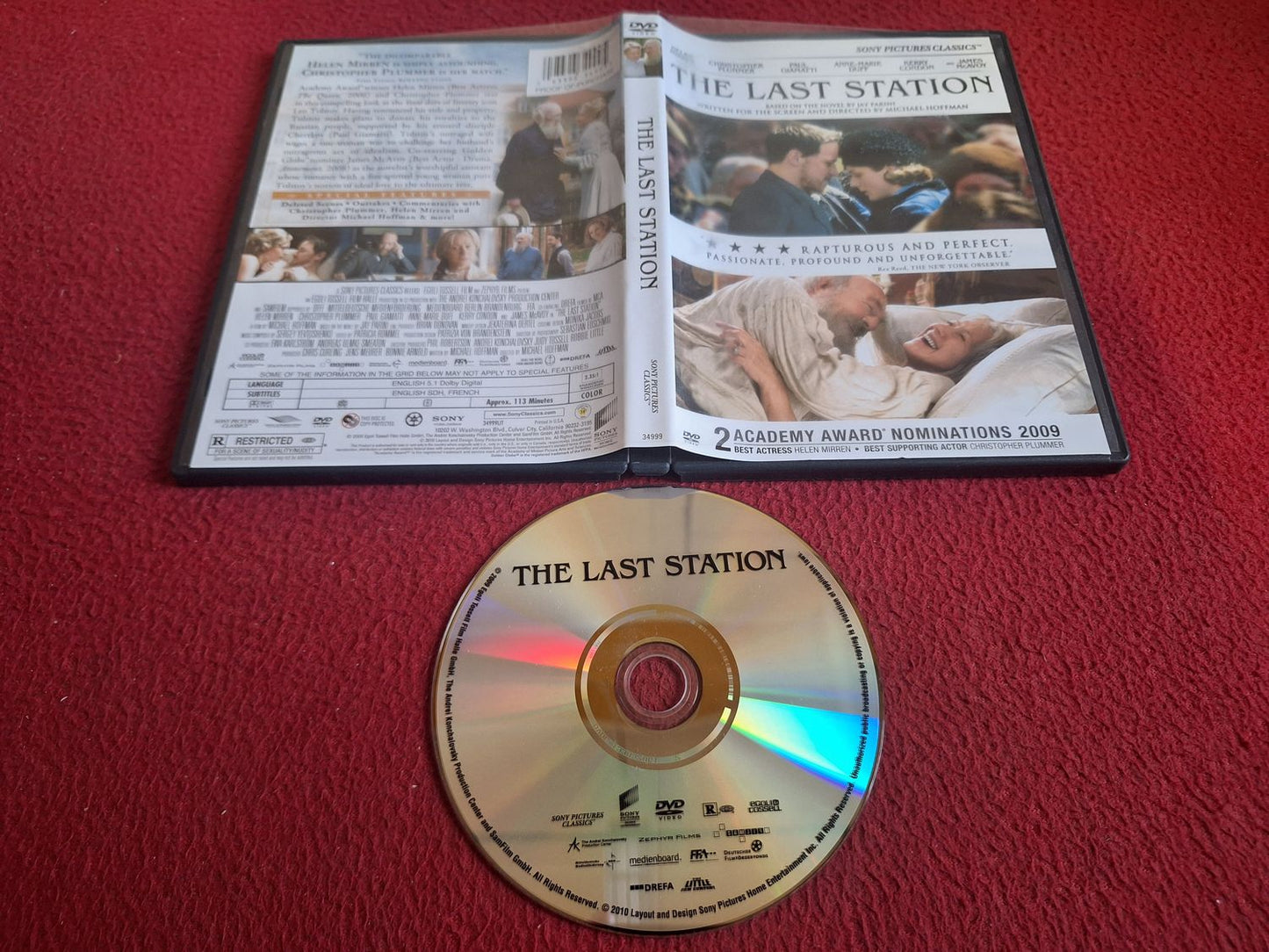 THE LAST STATION [ REGION 1 ] DVD