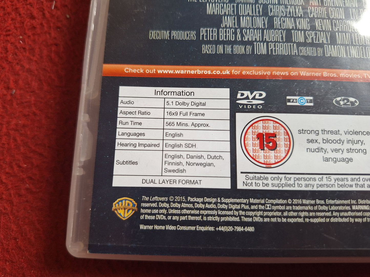 THE LEFTOVERS SEASON 2 BOX DVD