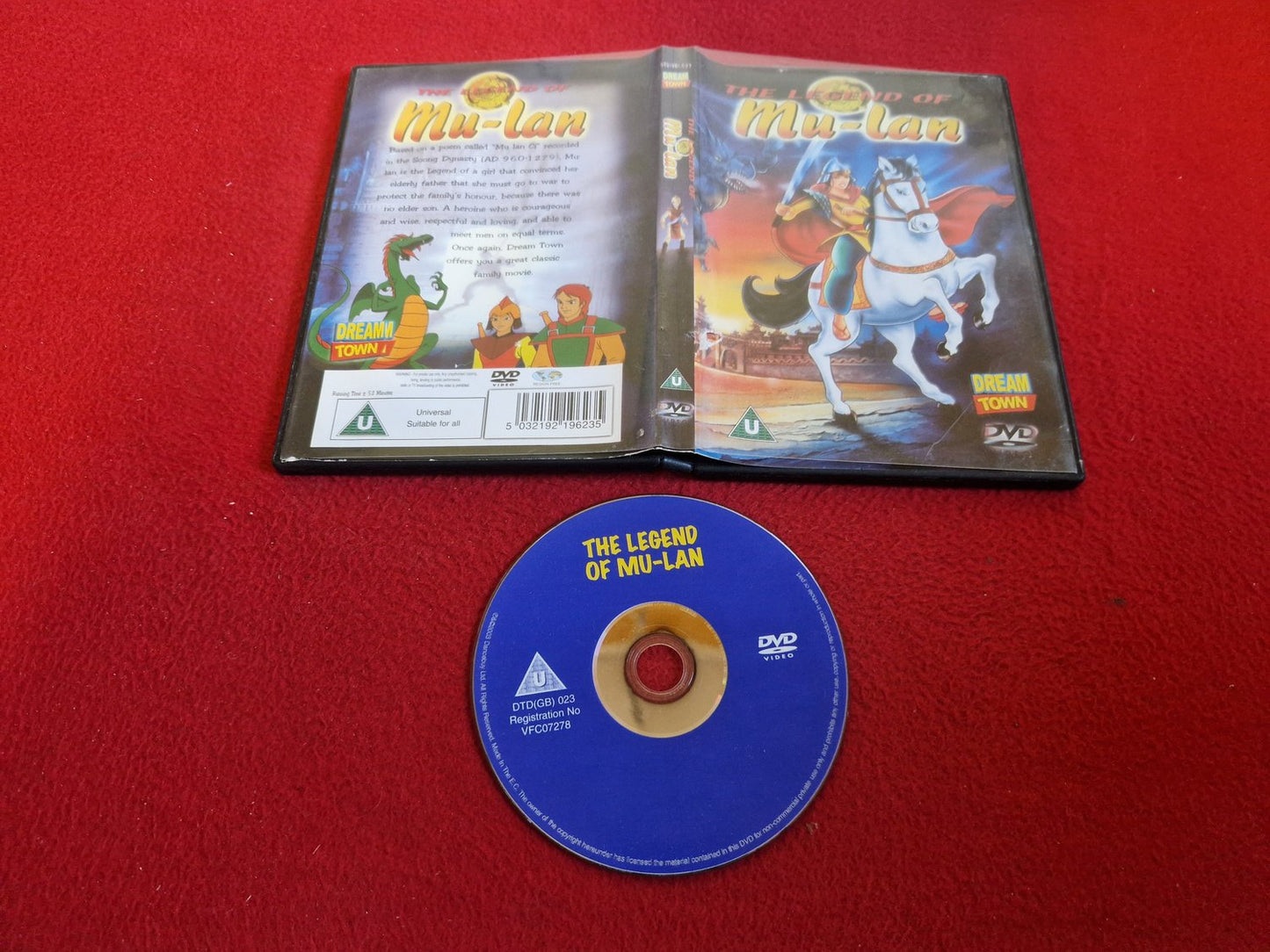 THE LEGEND OF MU-LAN DVD