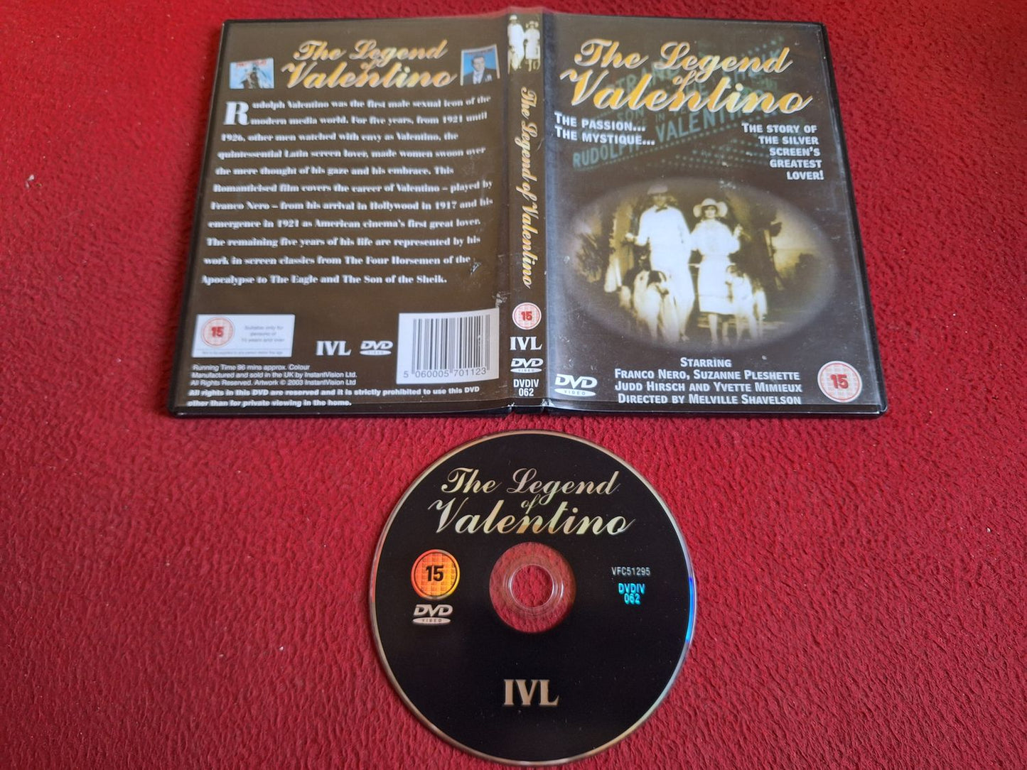 THE LEGEND VALENTINO DVD
