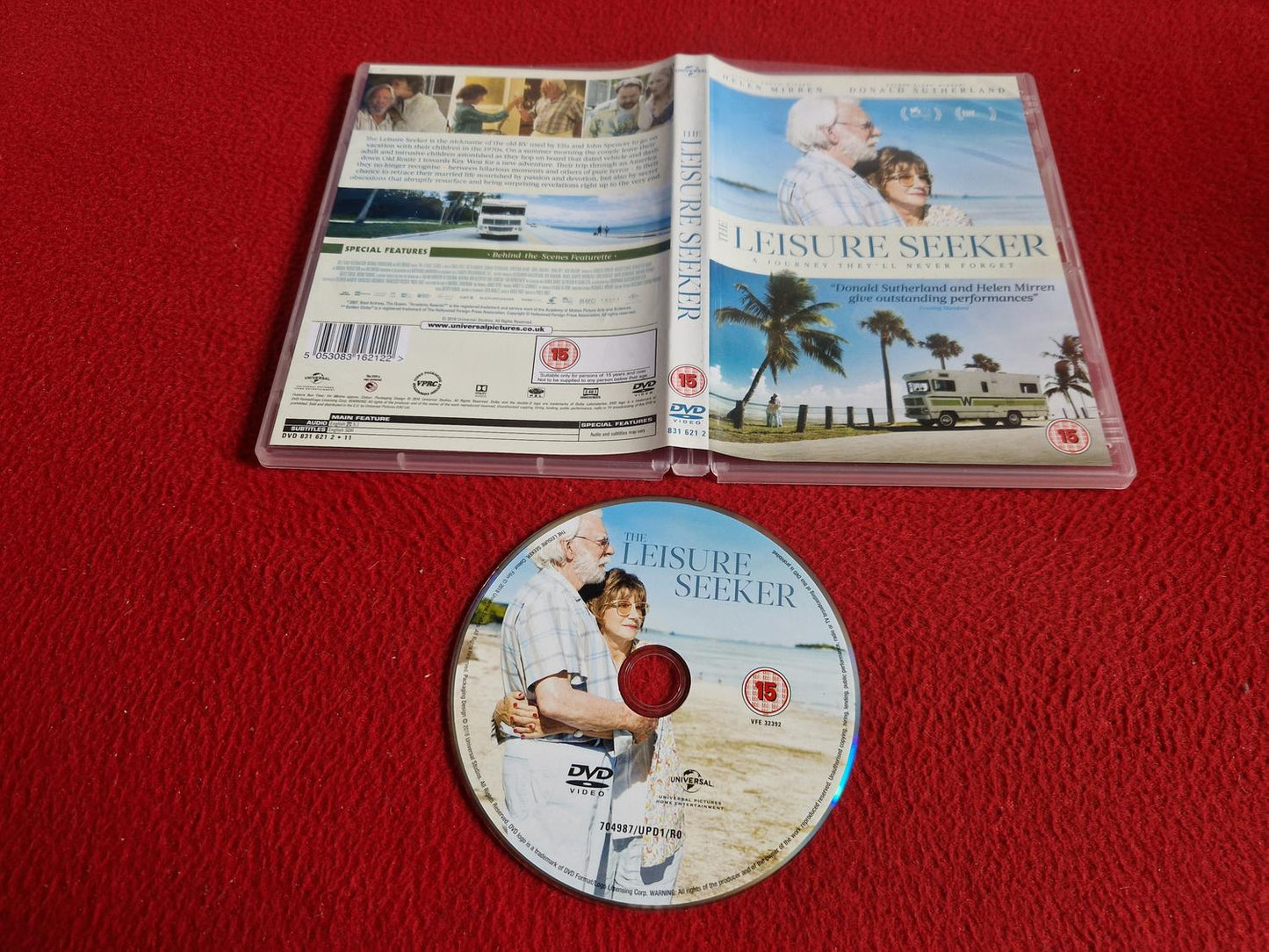 THE LEISURE SEEKER DVD
