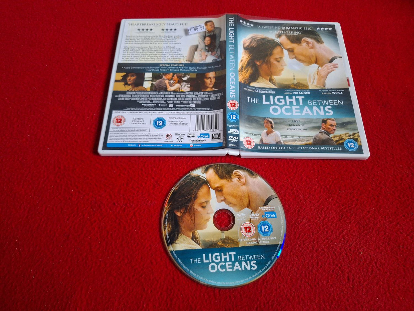 THE LIGHT BETWEEN OCEANS DVD