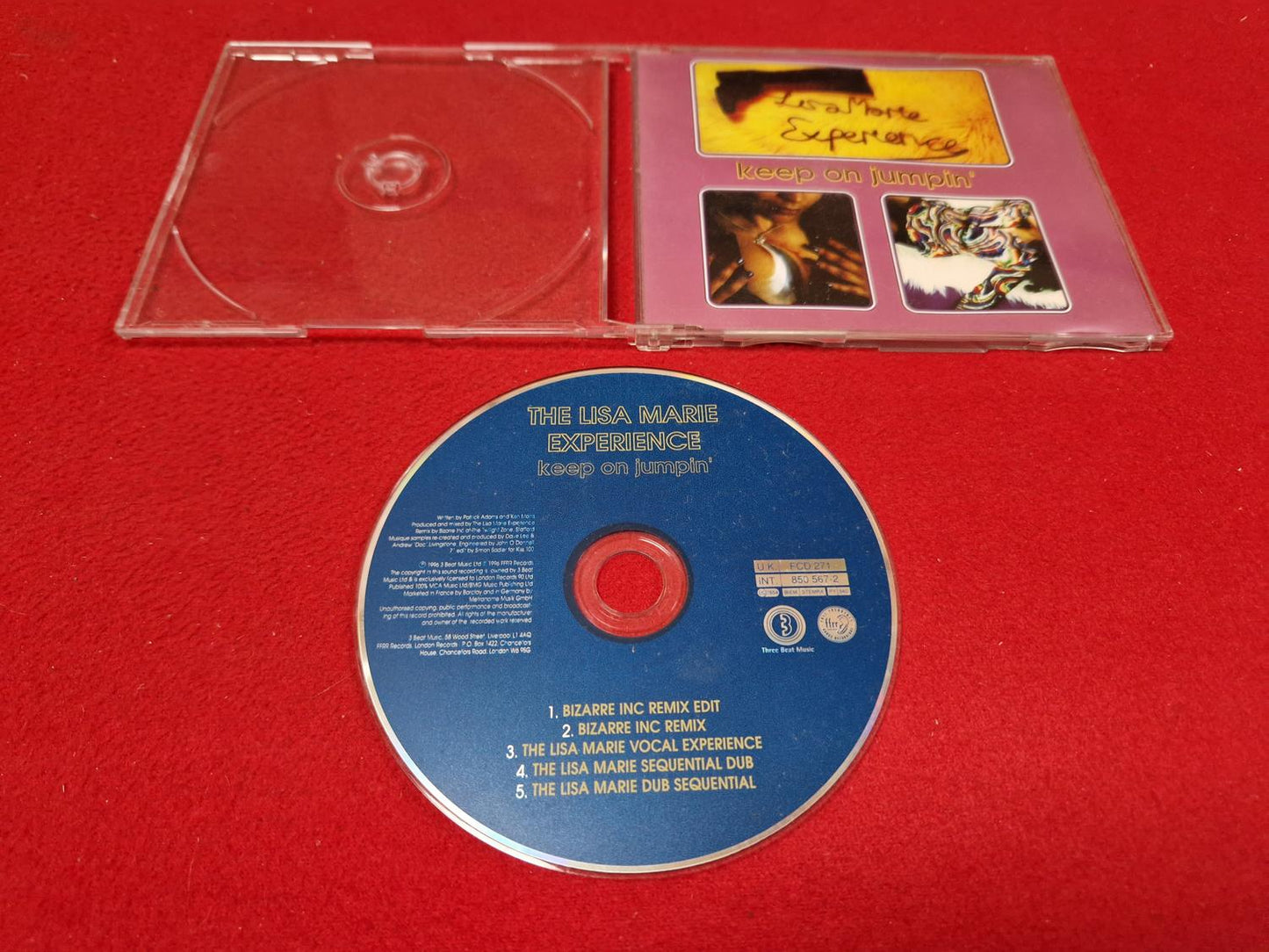 THE LISA MARIE EXPERIENCE KEEP ON JUMPIN' SINGEL till CD