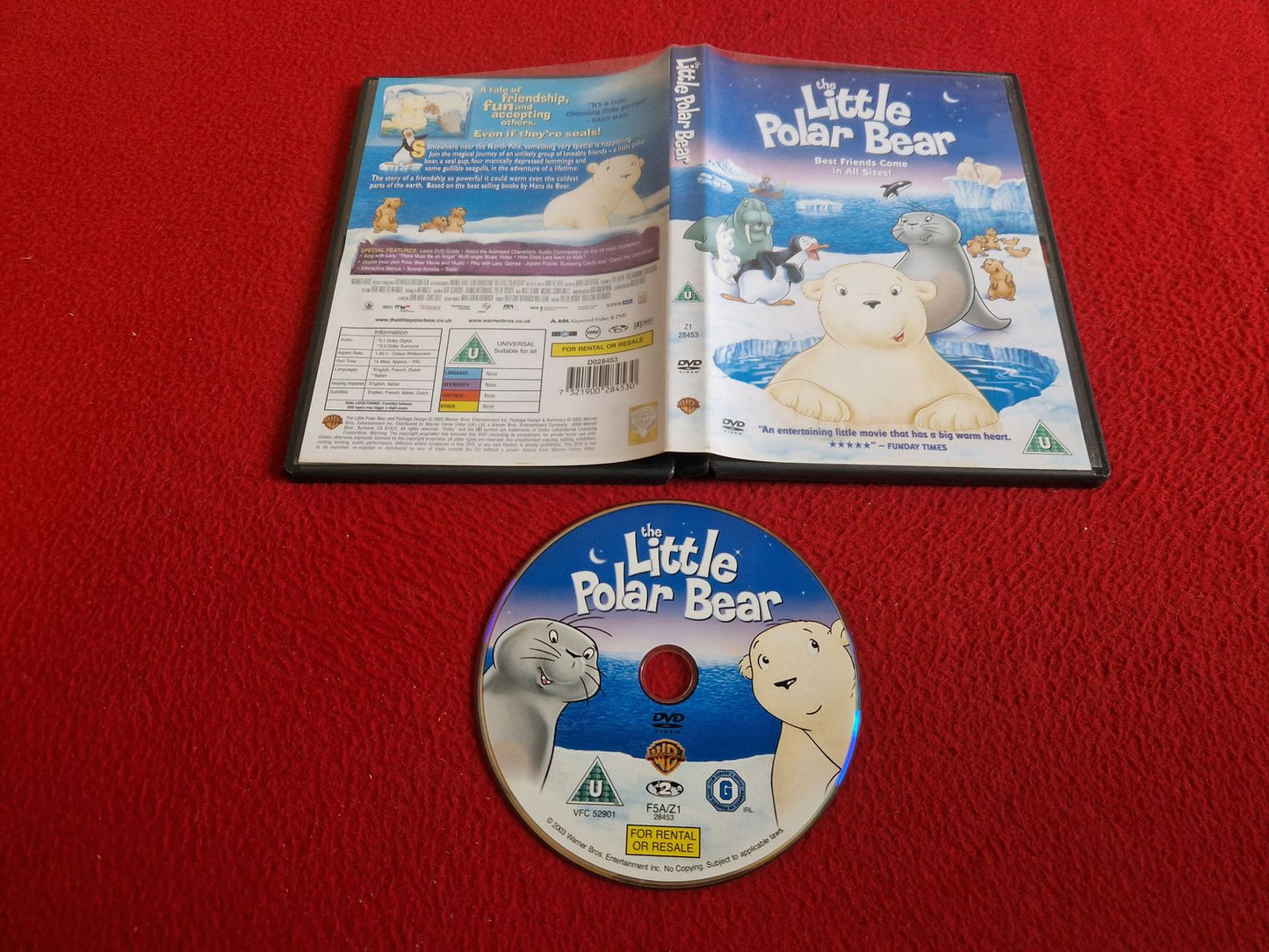 THE LITTLE POLAR BEAR DVD