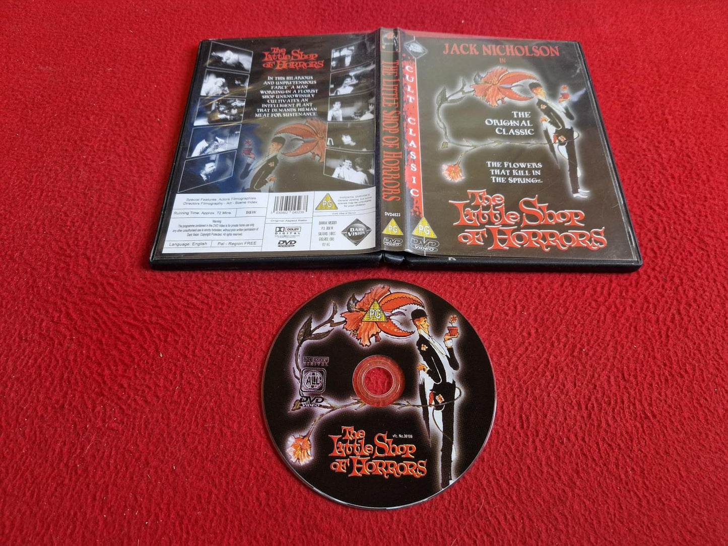 THE LITTLE SHOP OF HORRORS DVD