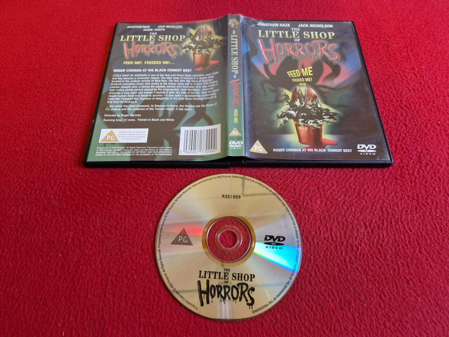 THE LITTLE SHOP OF HORRORS DVD