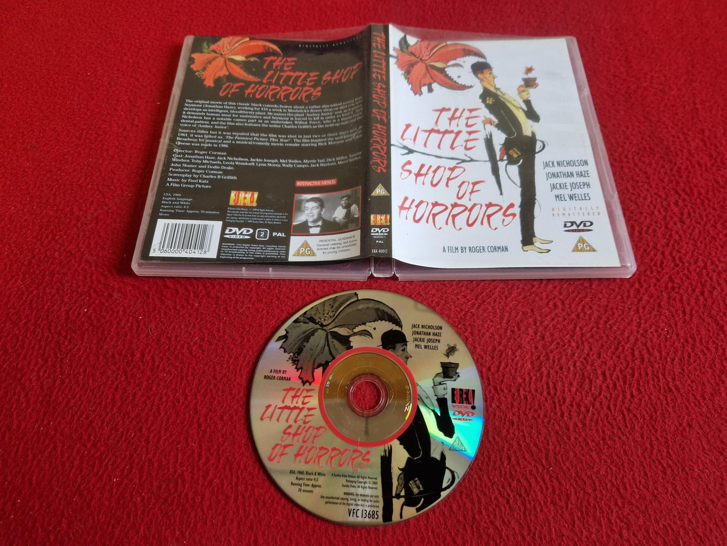 THE LITTLE SHOP OF HORRORS DVD