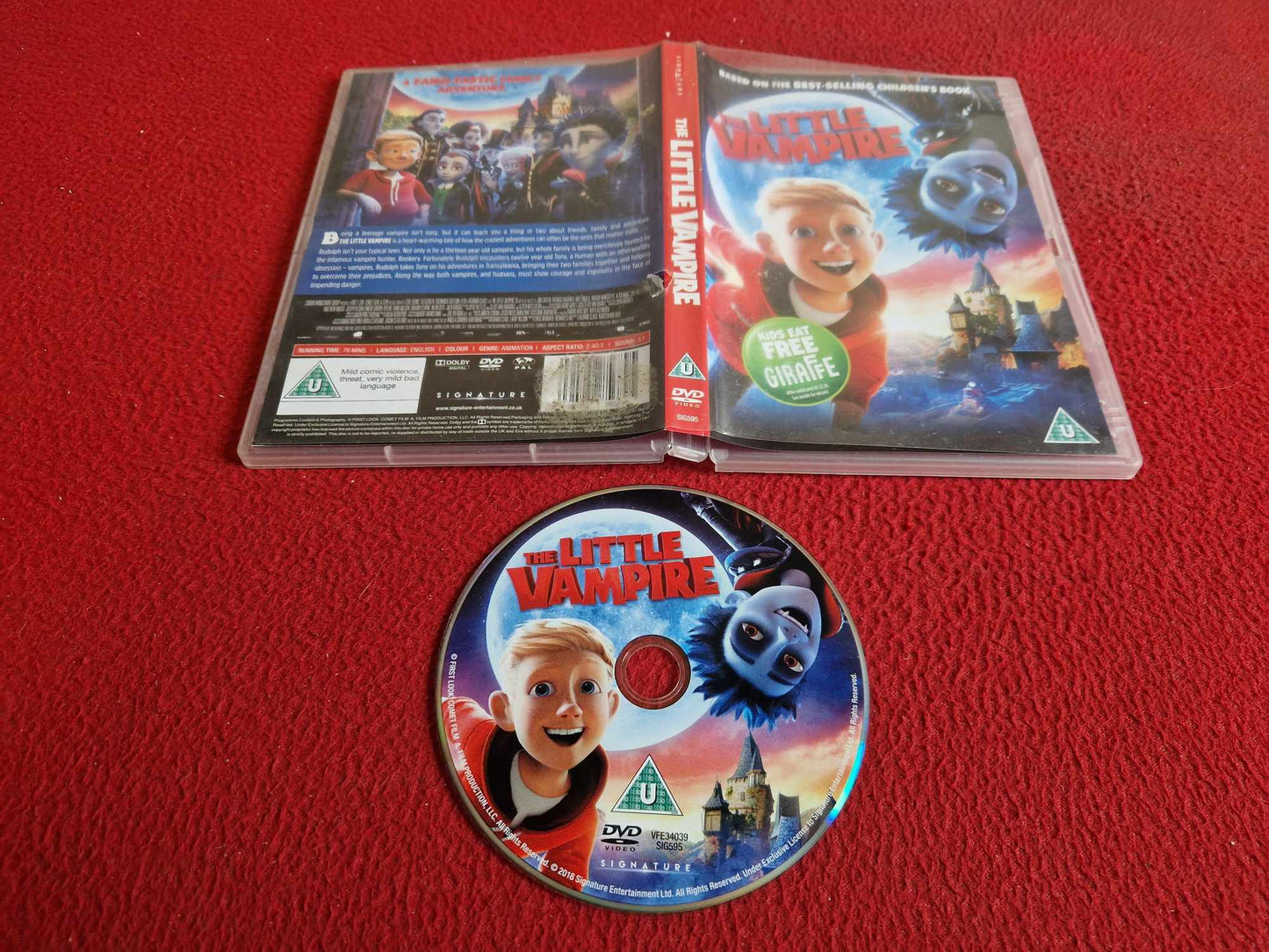 THE LITTLE VAMPIRE DVD
