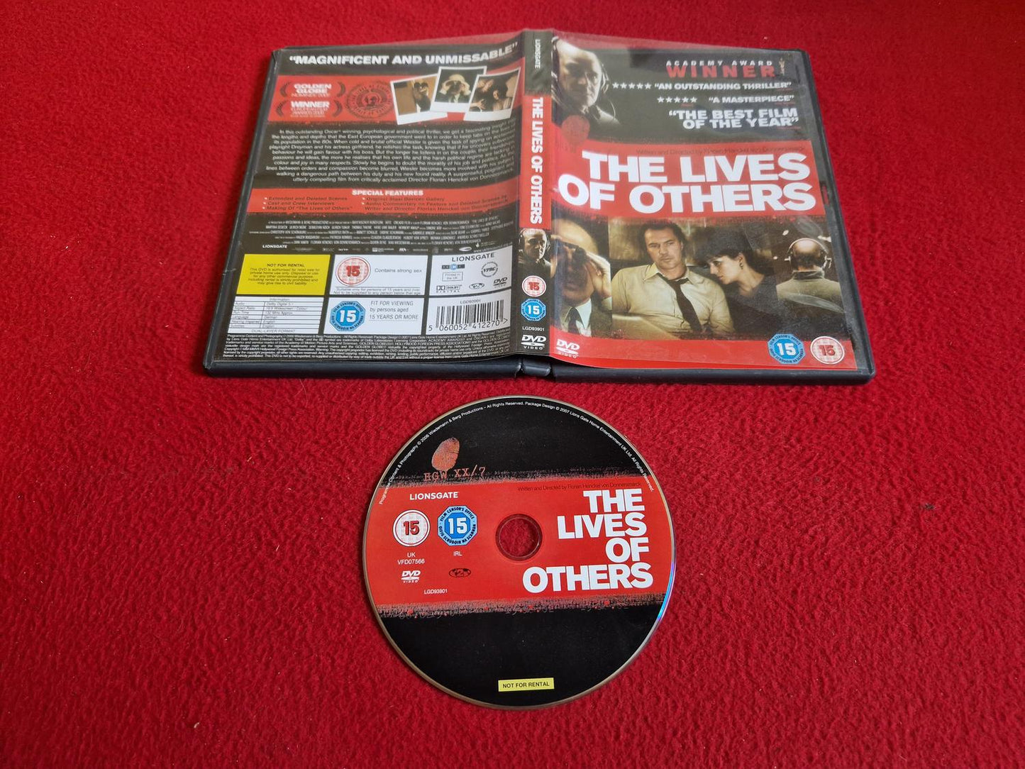 THE LIVES OF OTHERS DVD