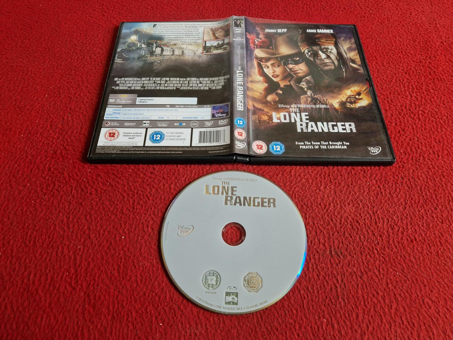 THE LONE RANGER DVD