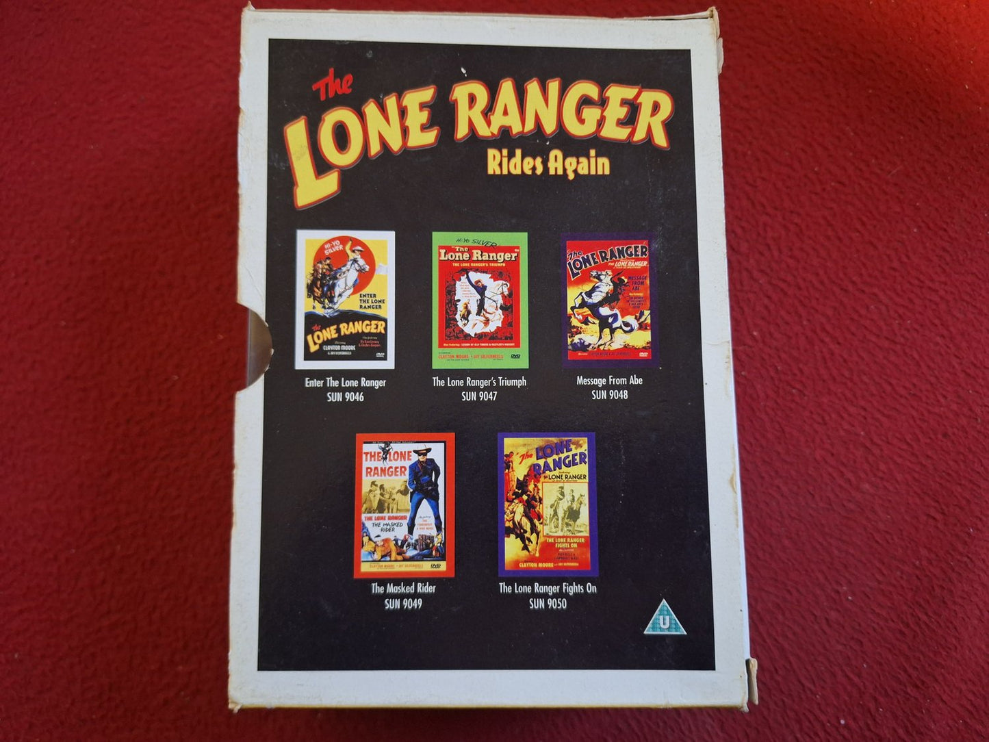 THE LONE RANGER RIDES AGAIN - 15 TV SHOWS BOX DVD