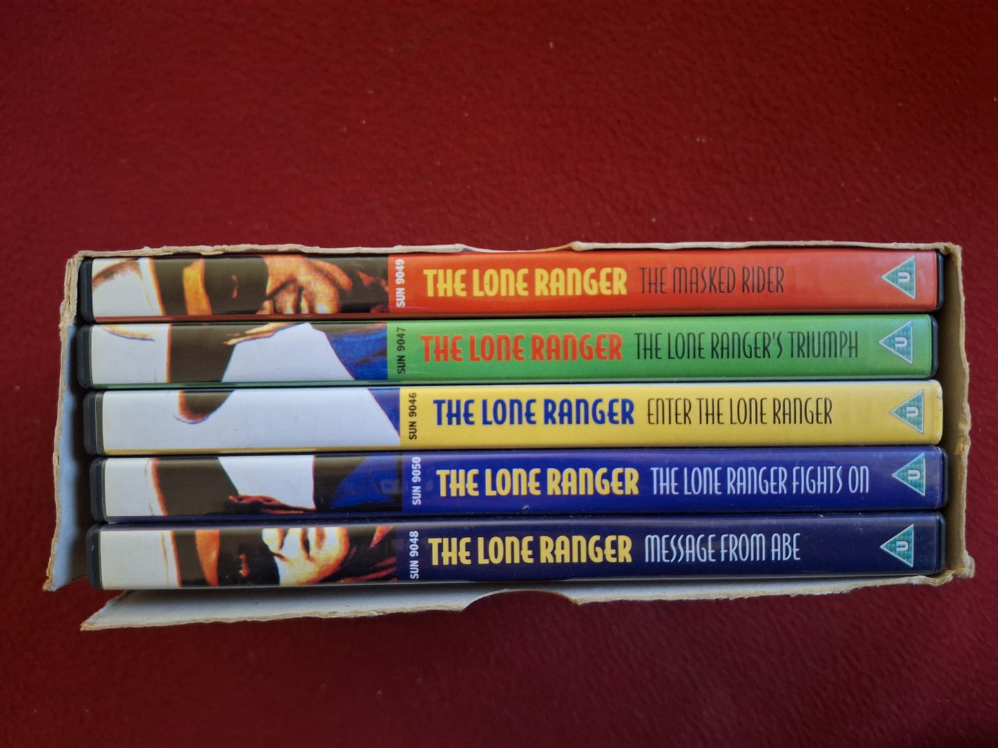THE LONE RANGER RIDES AGAIN - 15 TV SHOWS BOX DVD