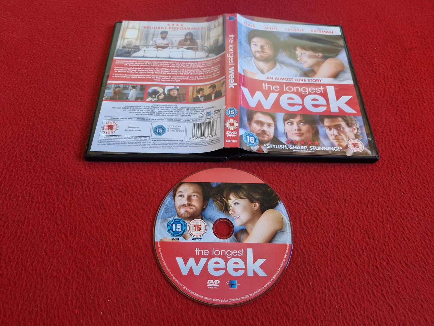 THE LONGEST WEEK DVD