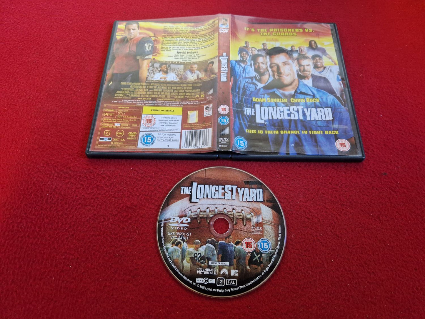 THE LONGEST YARD DVD