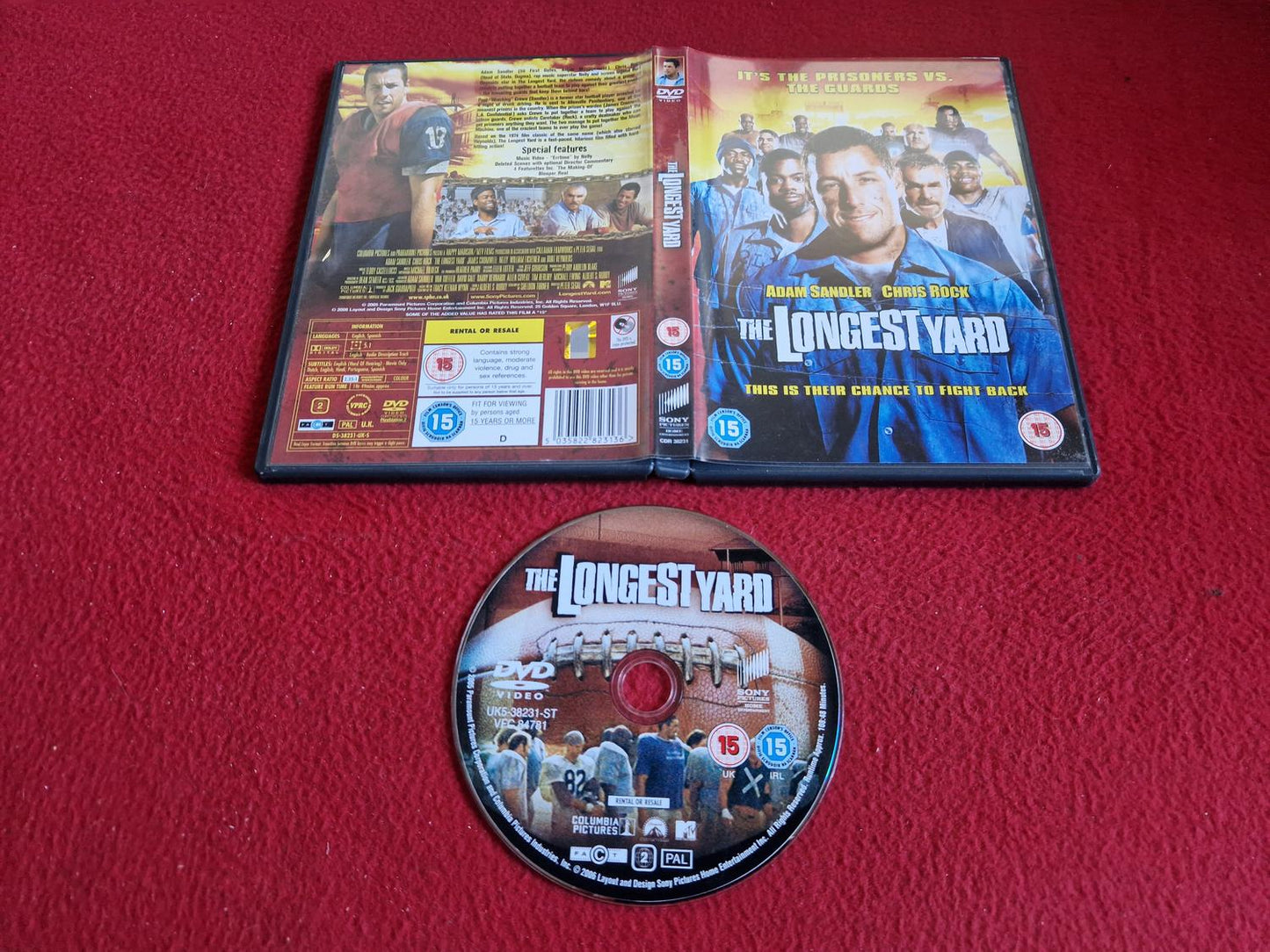 THE LONGEST YARD DVD
