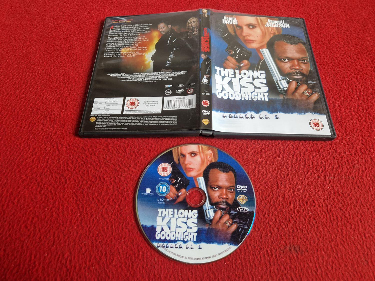 THE LONG KISS GOODNIGHT DVD