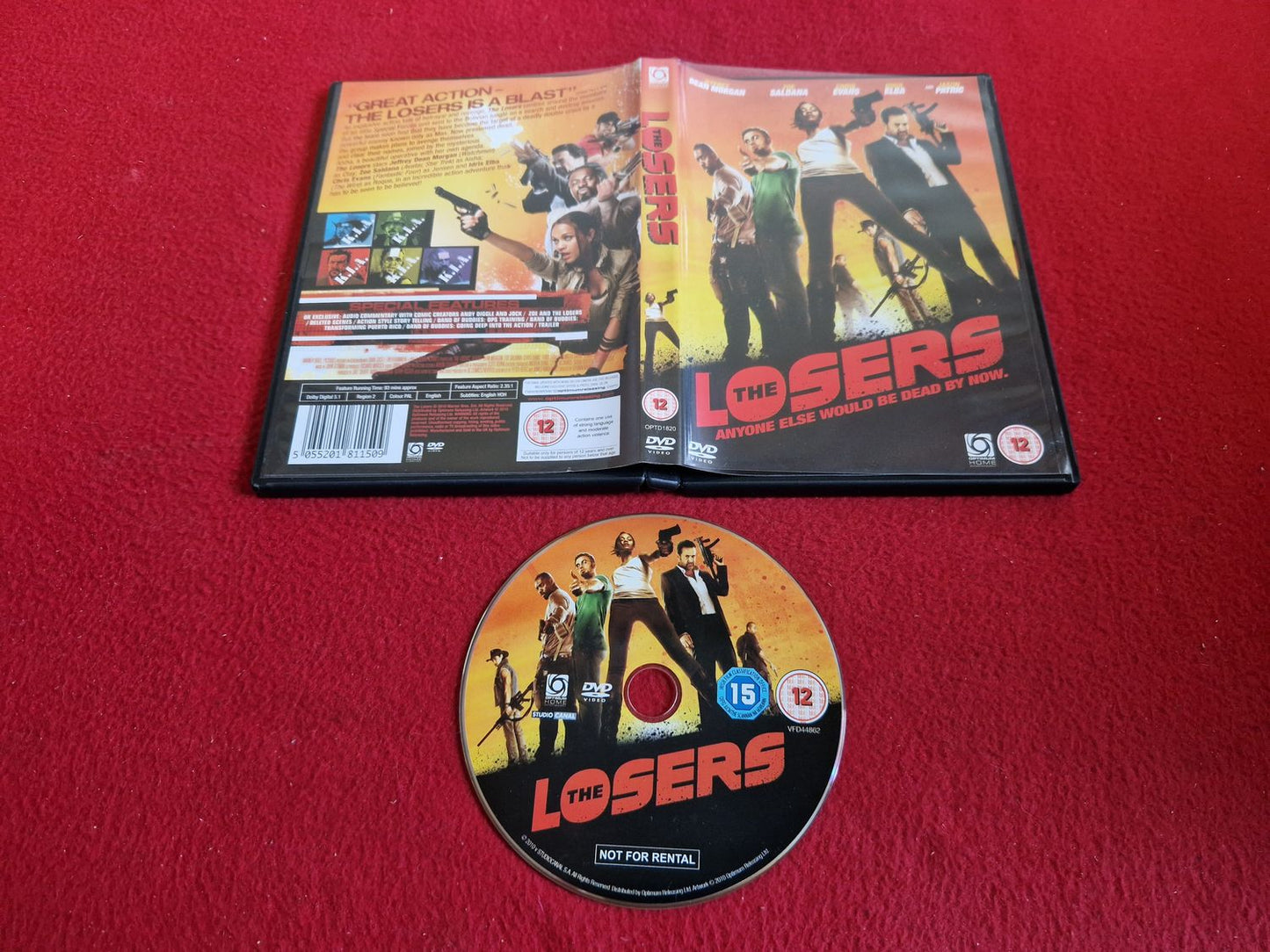 THE LOSERS DVD