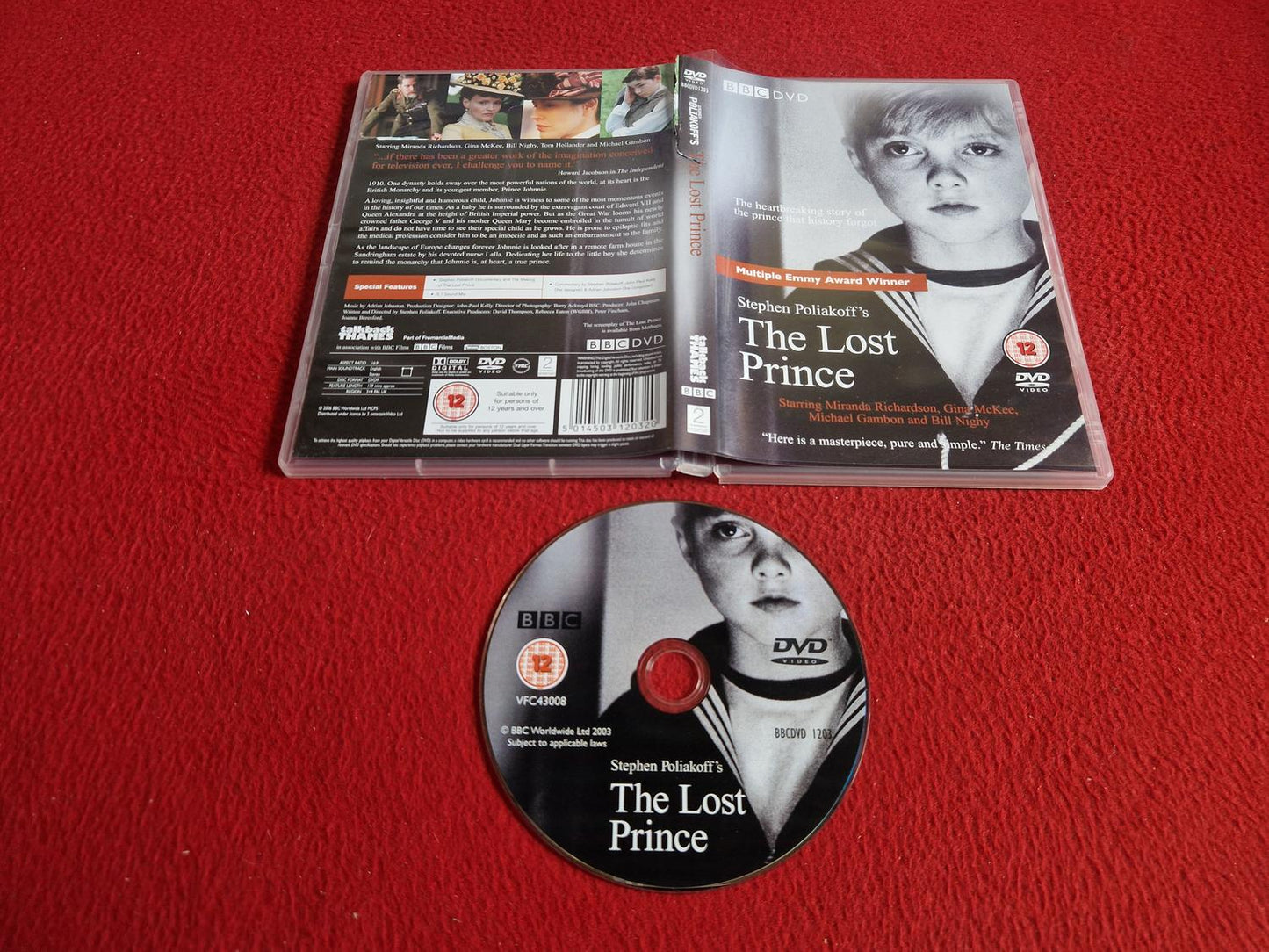THE LOST PRINCE DVD