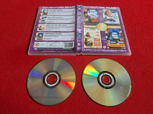THE LOST WORLD / THE CALL OF THE WILD / DOLLAR FOR THE DEAD /TREASURE ISLAND DVD