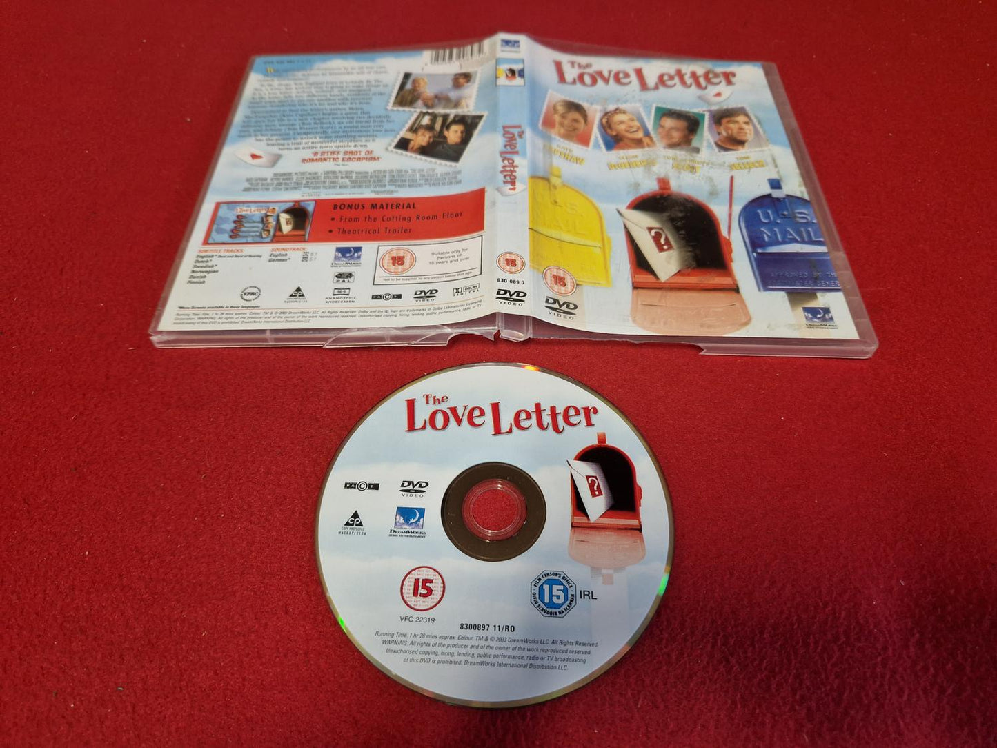 THE LOVE LETTER till DVD