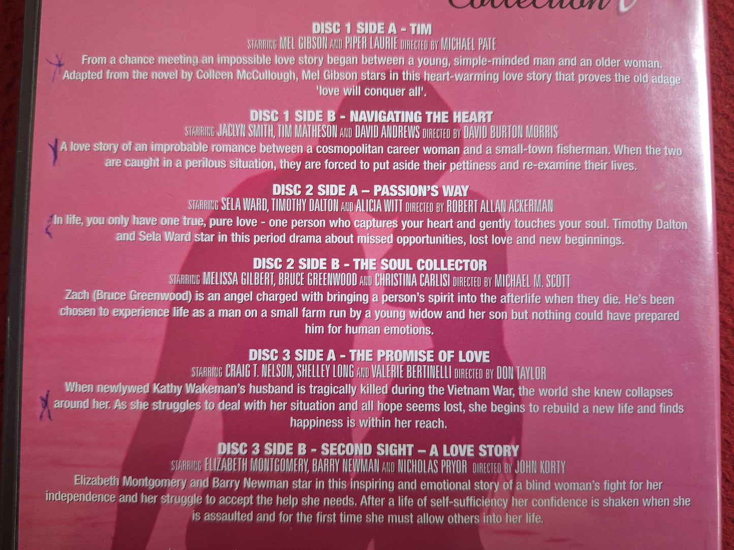 THE LOVE STORY COLLECTION BOX DVD