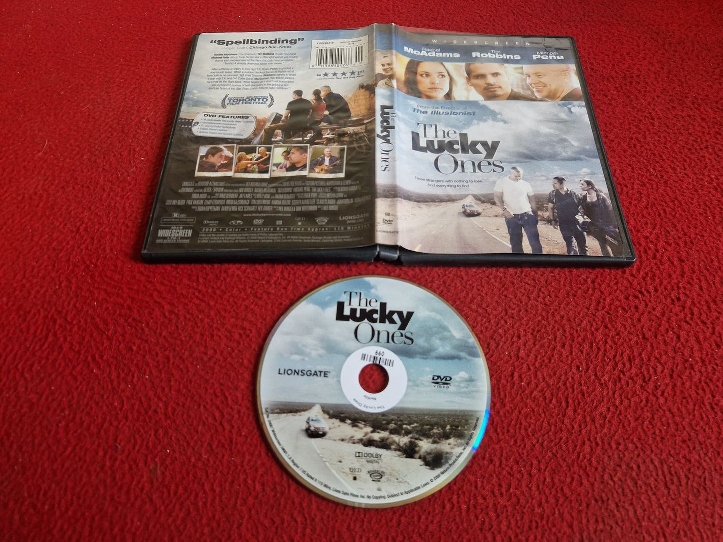THE LUCKY ONES DVD