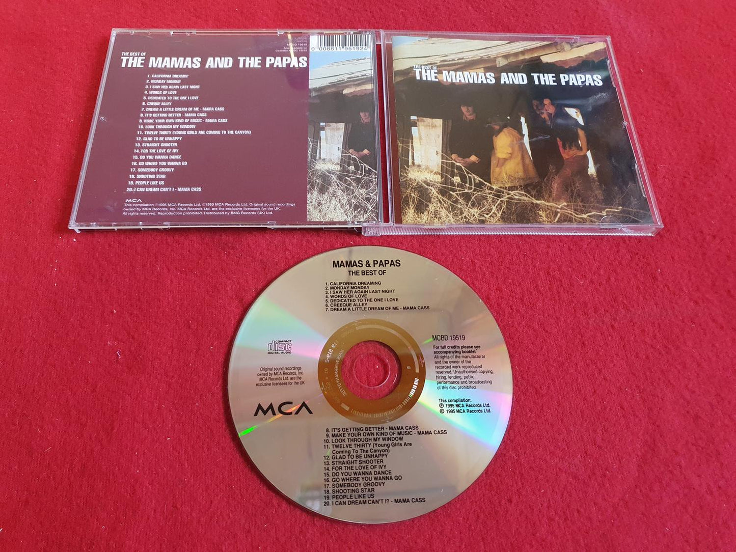 THE MAMAS AND THE PAPAS THE BEST OF till CD