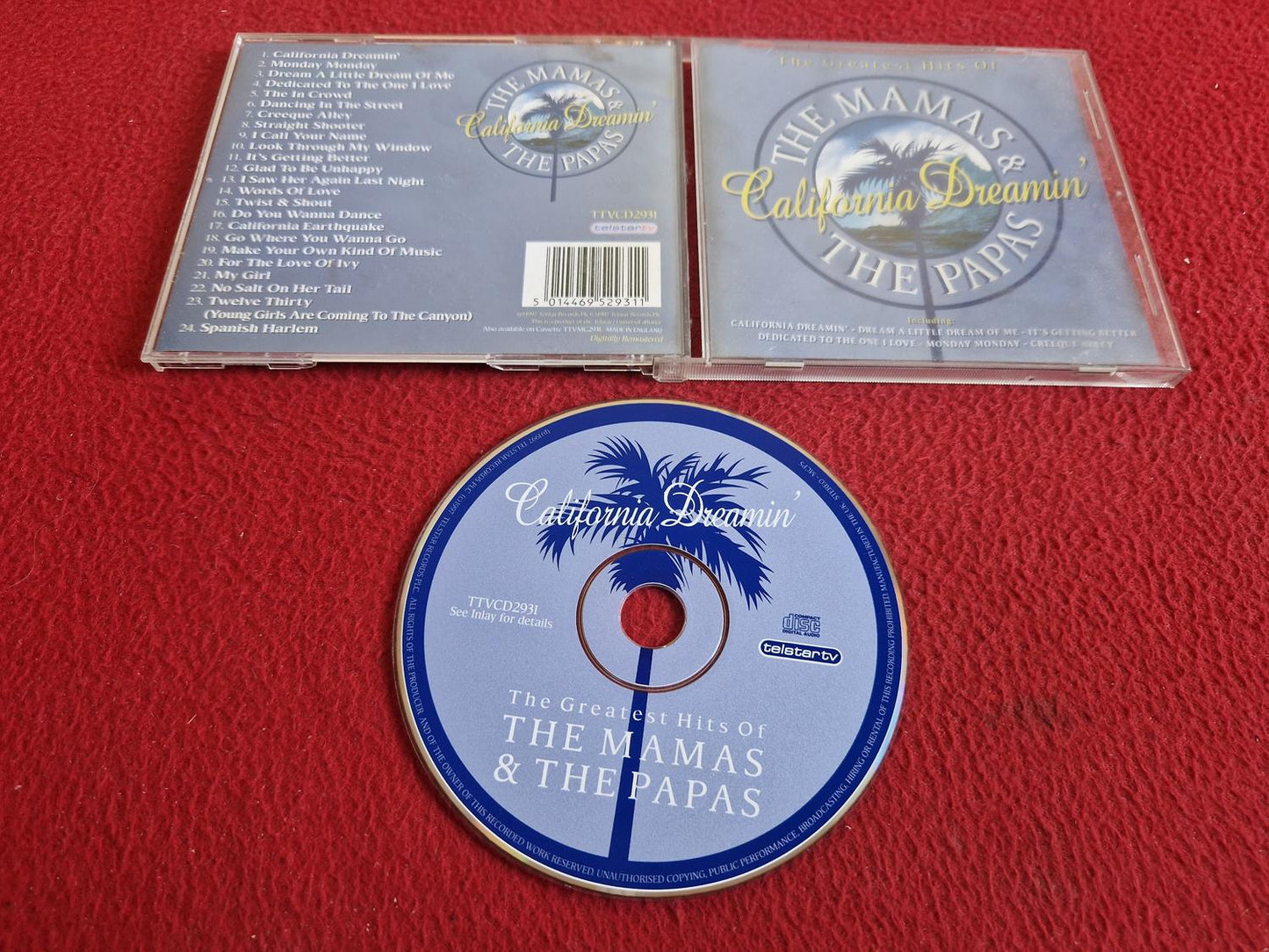 THE MAMAS & THE PAPAS CALIFORNIA DREAMIN' THE GREATEST HITS OF CD
