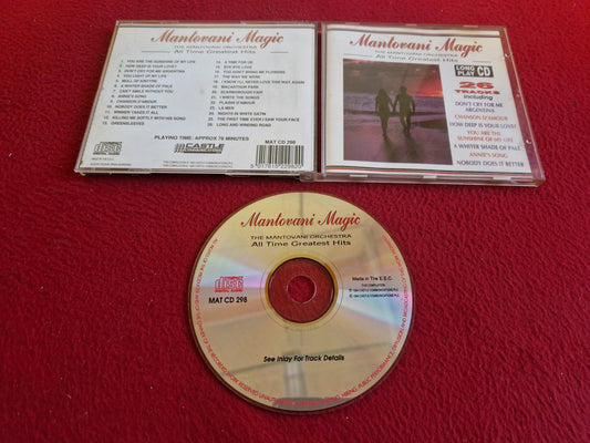 THE MANTOVANI ORCHESTRA – MANTOVANI MAGIC - ALL TIME GREATEST HITS CD