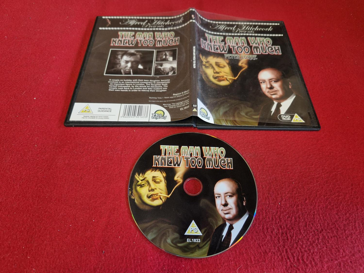THE MAN WHO KNEW TOO MUCH [ ALFRED HITCHCOCK ] till DVD