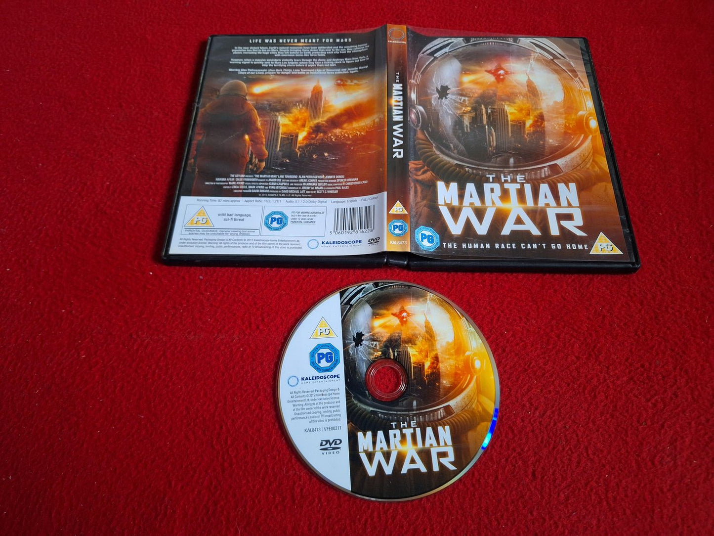 THE MARTIAN WAR DVD
