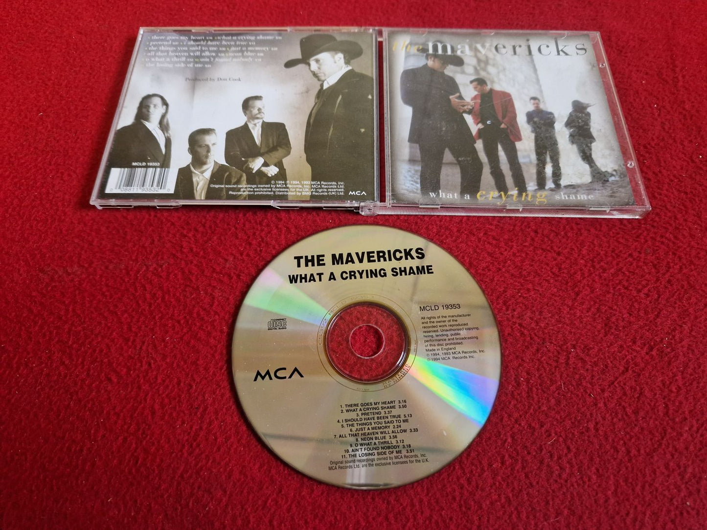 THE MAVERICKS WHAT A CRYING SHAME CD
