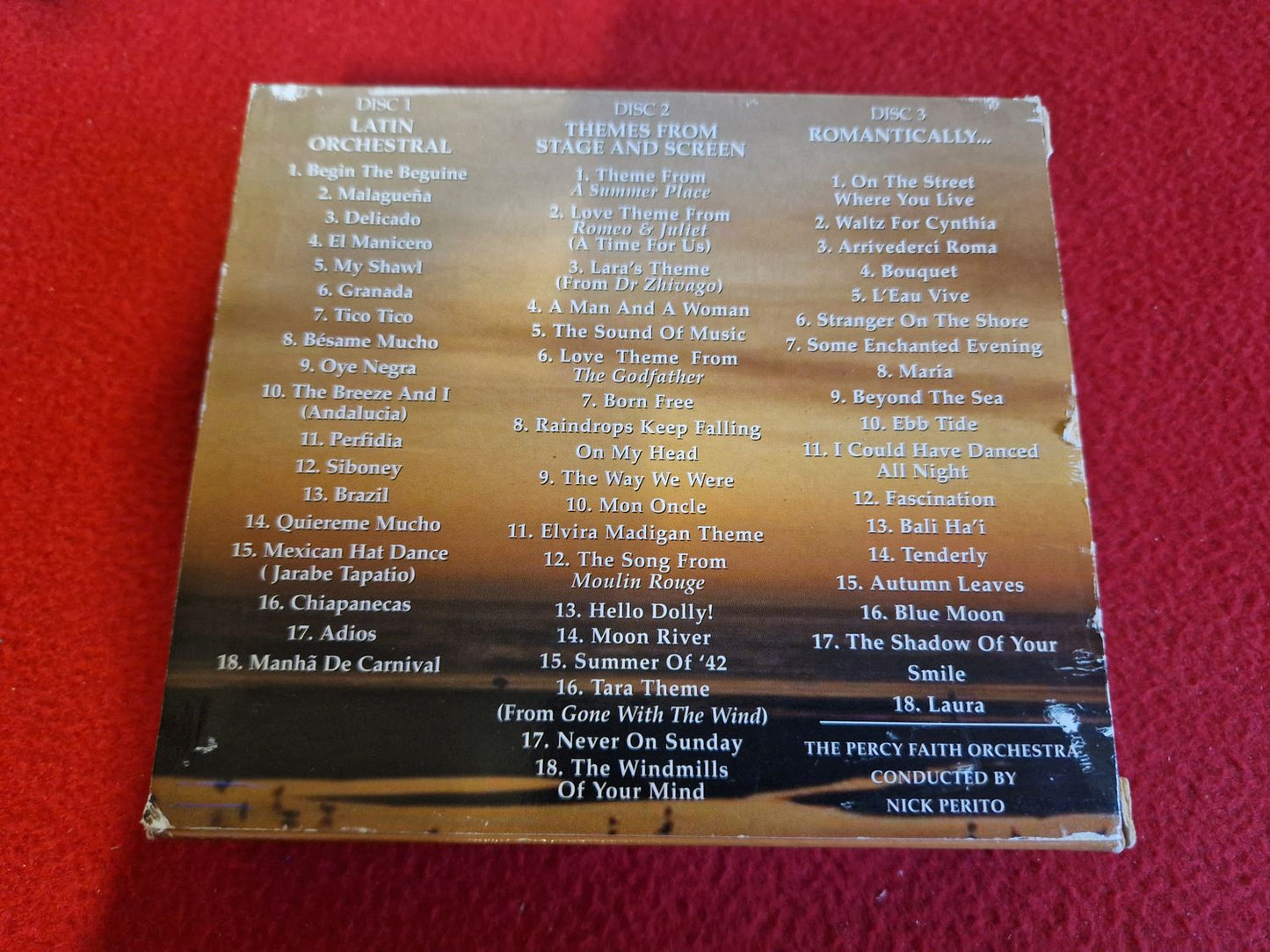 THEME FROM A SUMMER PLACE THE PERCY FAITH ORCHESTRA CD BOX