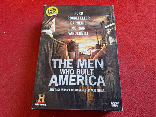 THE MEN WHO BUILT AMERICA - FORD / ROCKEFELLER / CARNEGIE mfl BOX DVD