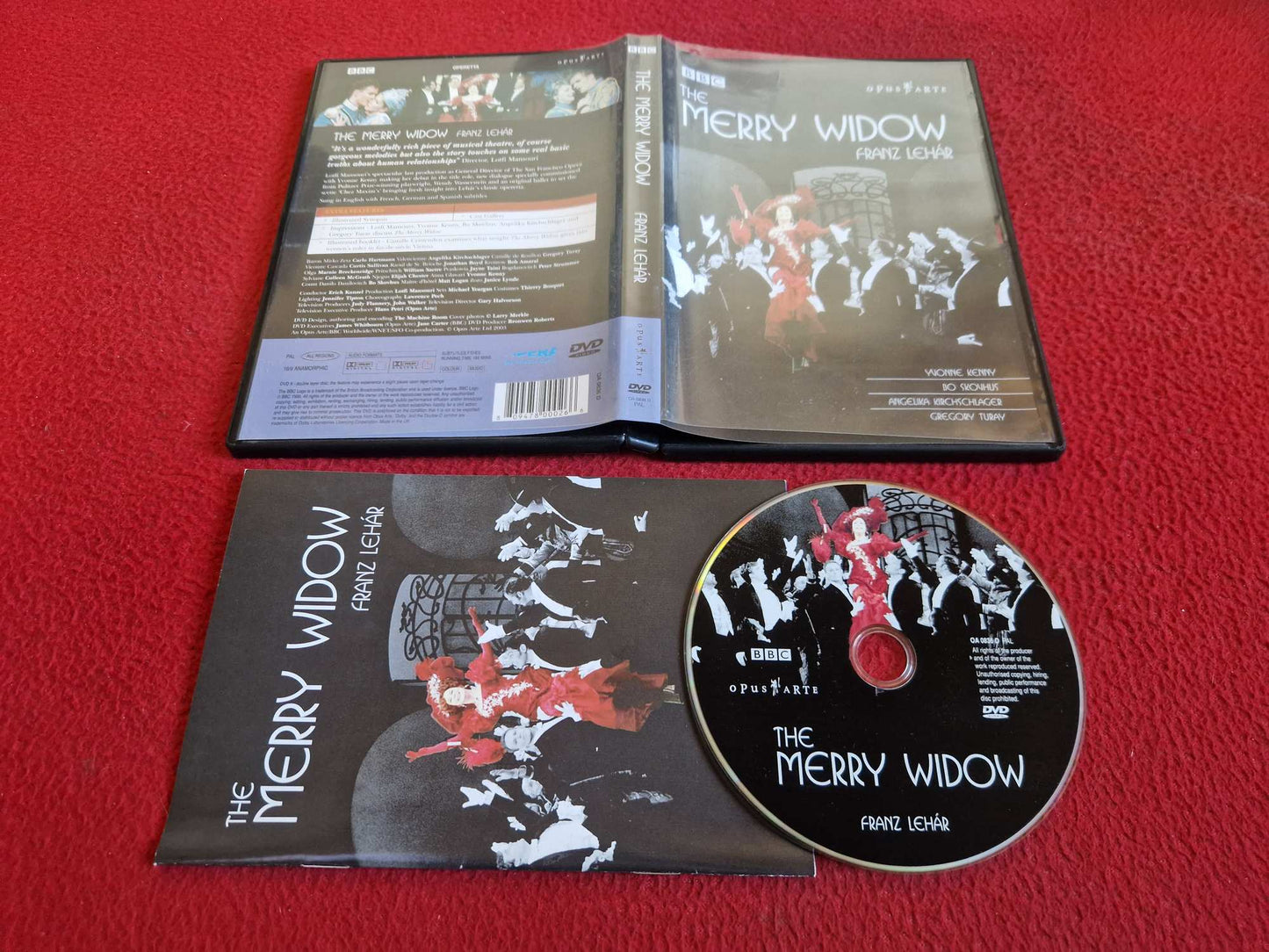 THE MERRY WIDOW - FRANZ LEHAR DVD