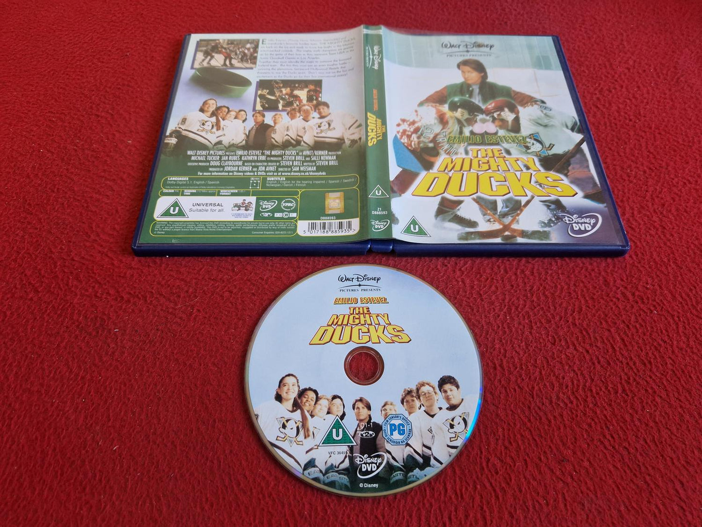 THE MIGHTY DUCKS DVD