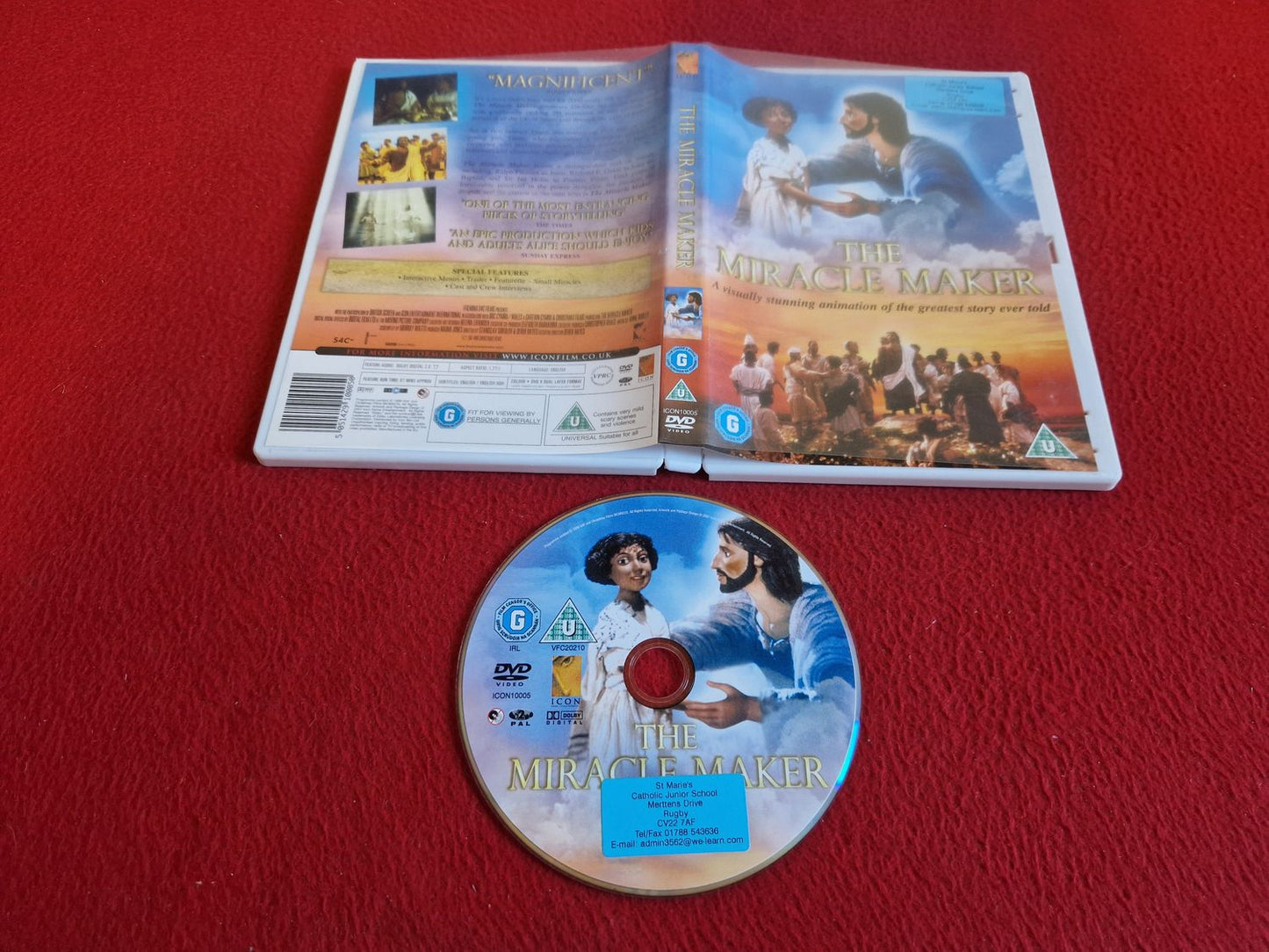 THE MIRACLE MAKER DVD