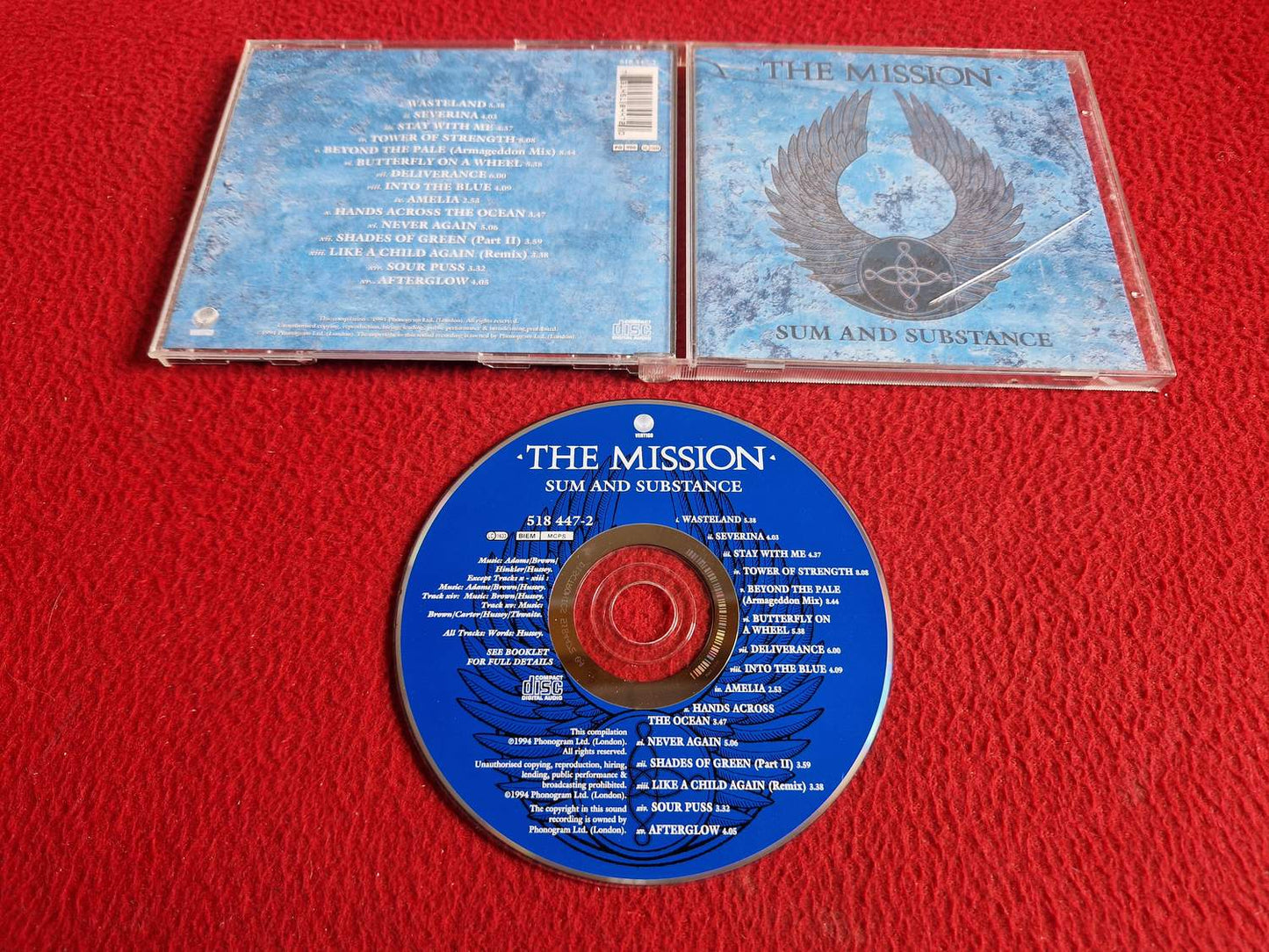THE MISSION SUM AND SUBSTANCE CD