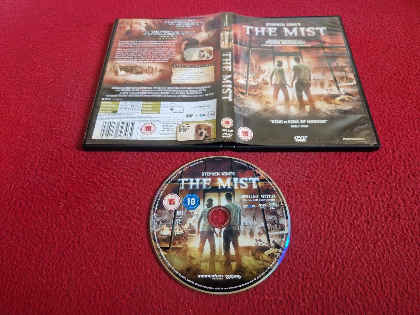 THE MIST [ STEPHEN KING ] DVD