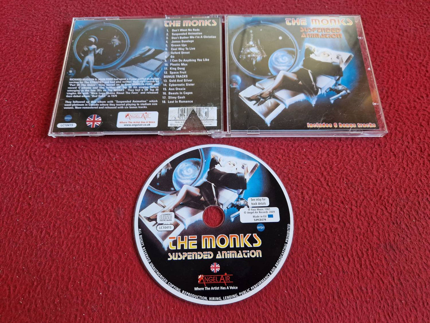 THE MONKS SUSPENDED ANIMATION CD