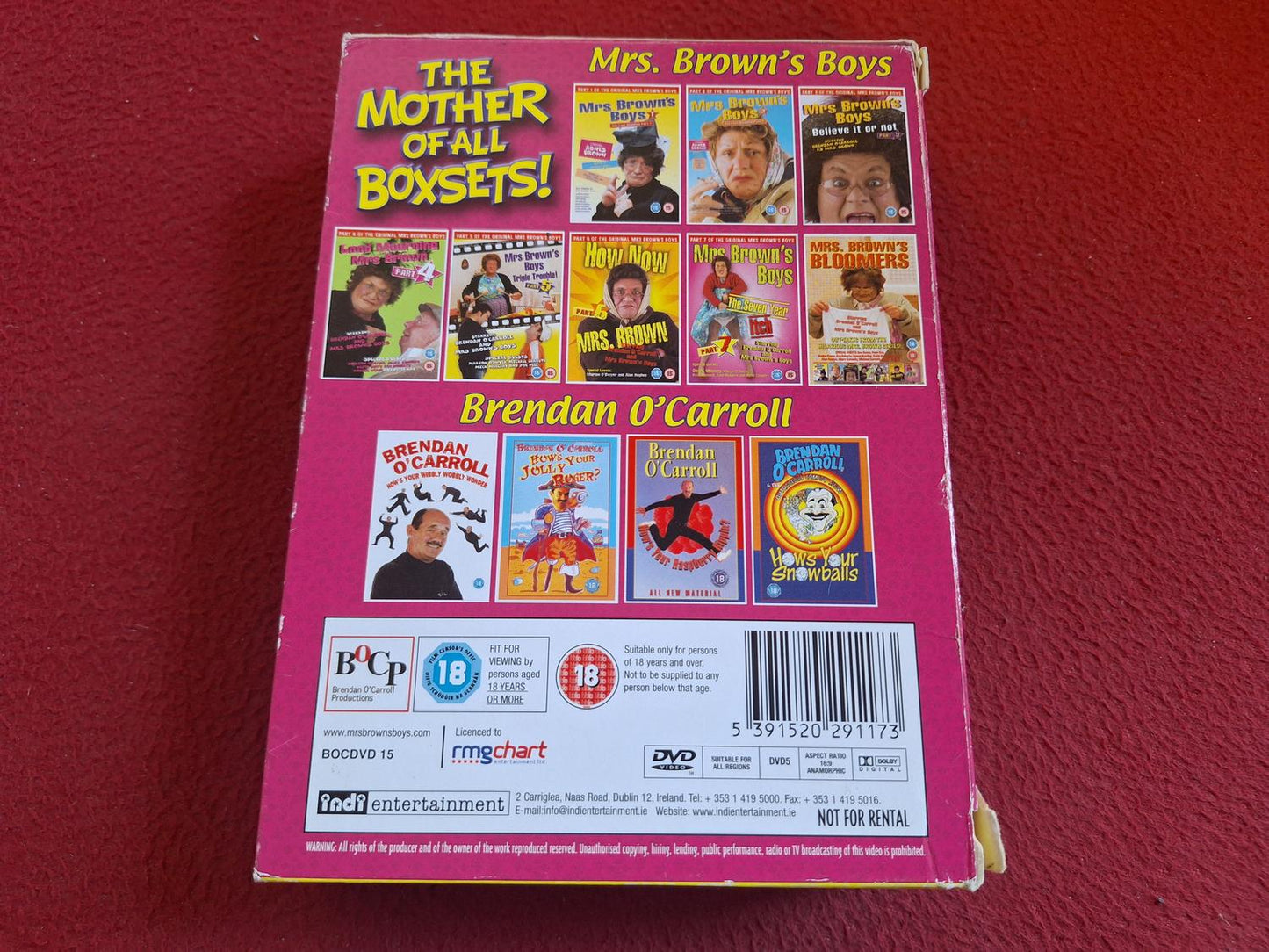 THE MOTHER OF ALL BOX SETS MRS BROWN'S BOYS & BRENDAN O'CARROLL DVD