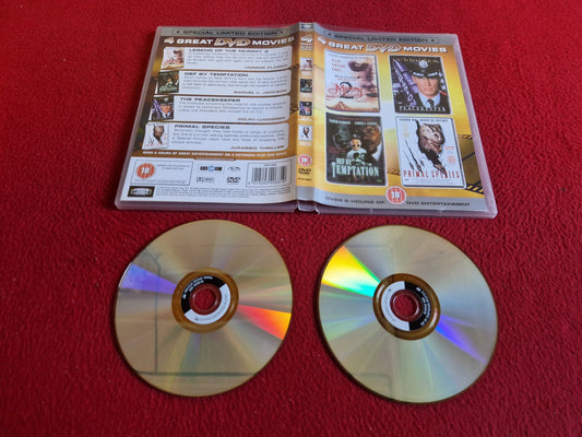 THE MUMMY 2 / THE PEACEKEEPER / DEF TEMPTATION / PRIMAL SPECIES DVD