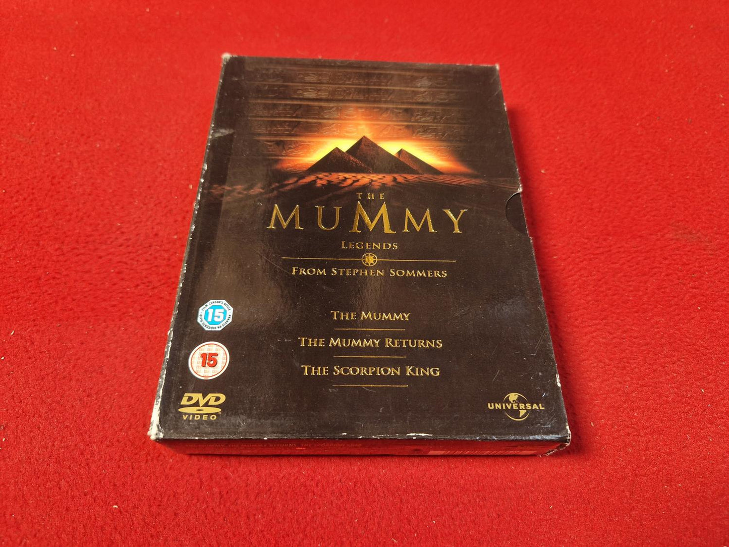 THE MUMMY LEGENDS MUMMY / MUMMY RETURNS / SCORPION KING BOX till DVD