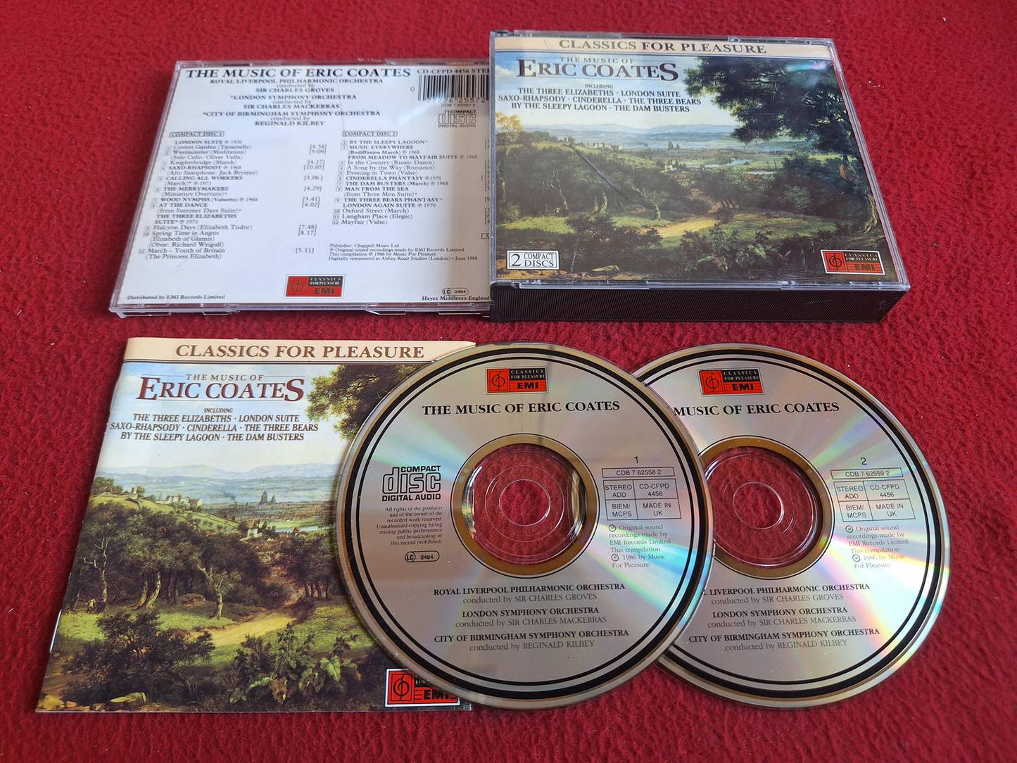 THE MUSIC OF ERIC COATES ROYAL PHILHARMONIC ORCHESTRA CD BOX