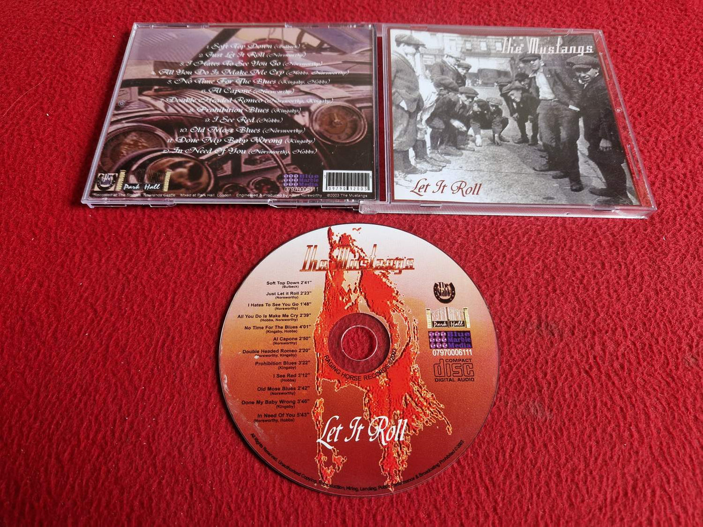 THE MUSTANGS LET IT ROLL CD