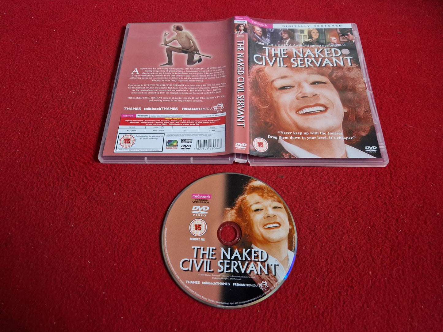 THE NAKED CIVIL SERVANT DVD