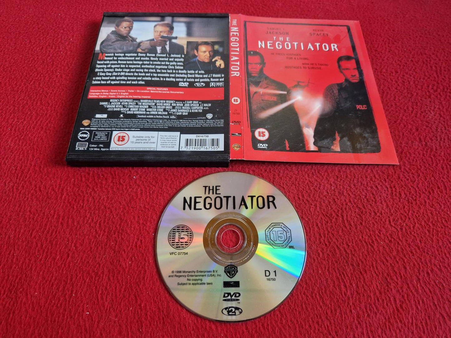 THE NEGOTIATIOR [SNAPCASE] DVD