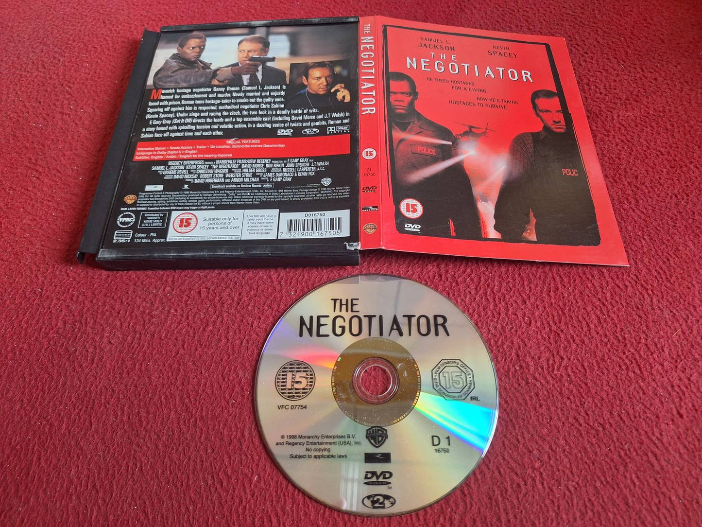 THE NEGOTIATOR [ SNAPCASE ] DVD