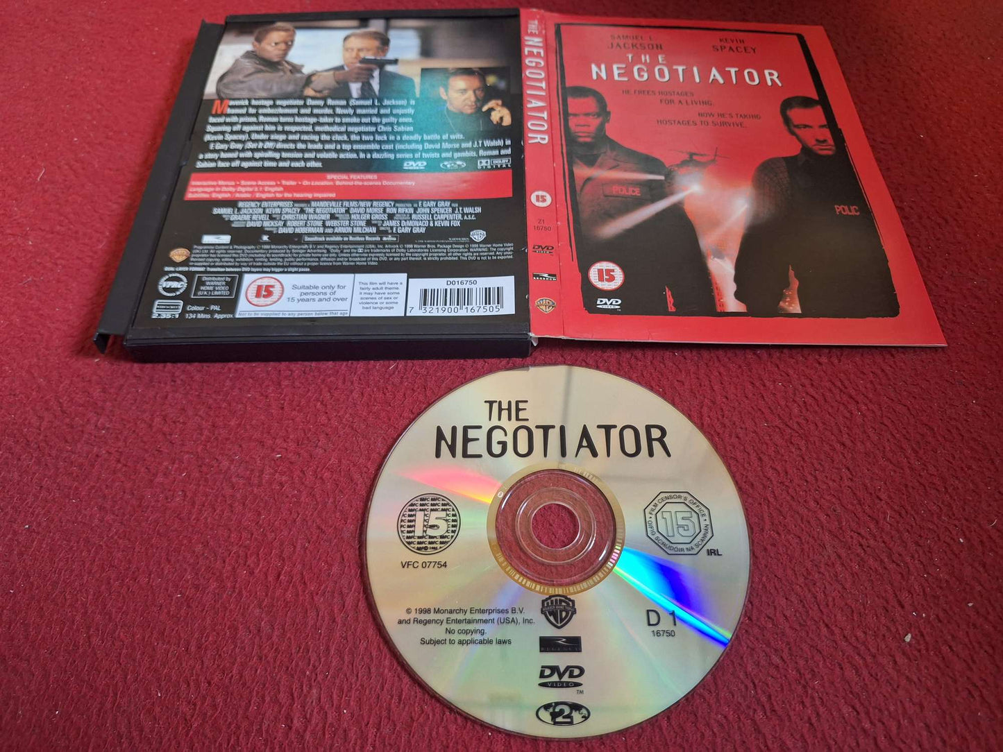 THE NEGOTIATOR [ SNAPCASE ] DVD